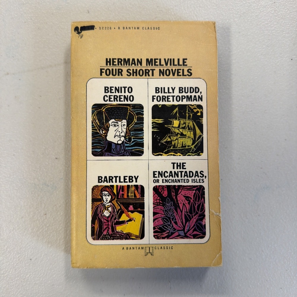 Four Short Novels By Herman Melville 1963 Vintage Bantam Paperback